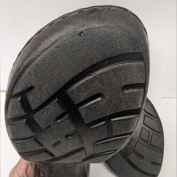 BOC Born size 9 brown leather clogs in excellent condition - Picture 5 of 16